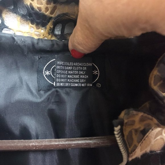 Selene Sport Women's Jacket Blazer Snakeskin Zebra Animal Print Full-zip Sz 12 - Picture 6 of 10